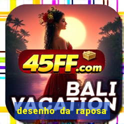 desenho da raposa do cruzeiro para colorir